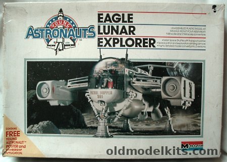 Monogram 1/48 Eagle Lunar Explorer Space Patrol and Exploration Landing Vehicle, 5906 plastic model kit